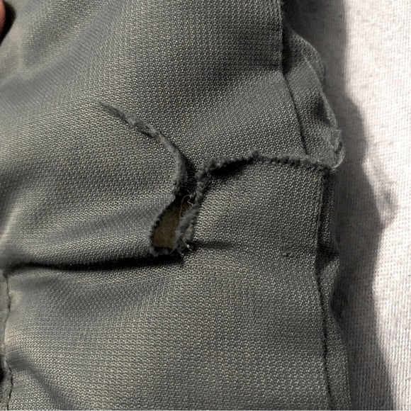 Old Navy Winter Hooded Puffer Coat Full Zip & Buttons Size M(8) Teal Blue/Grey - Picture 10 of 10